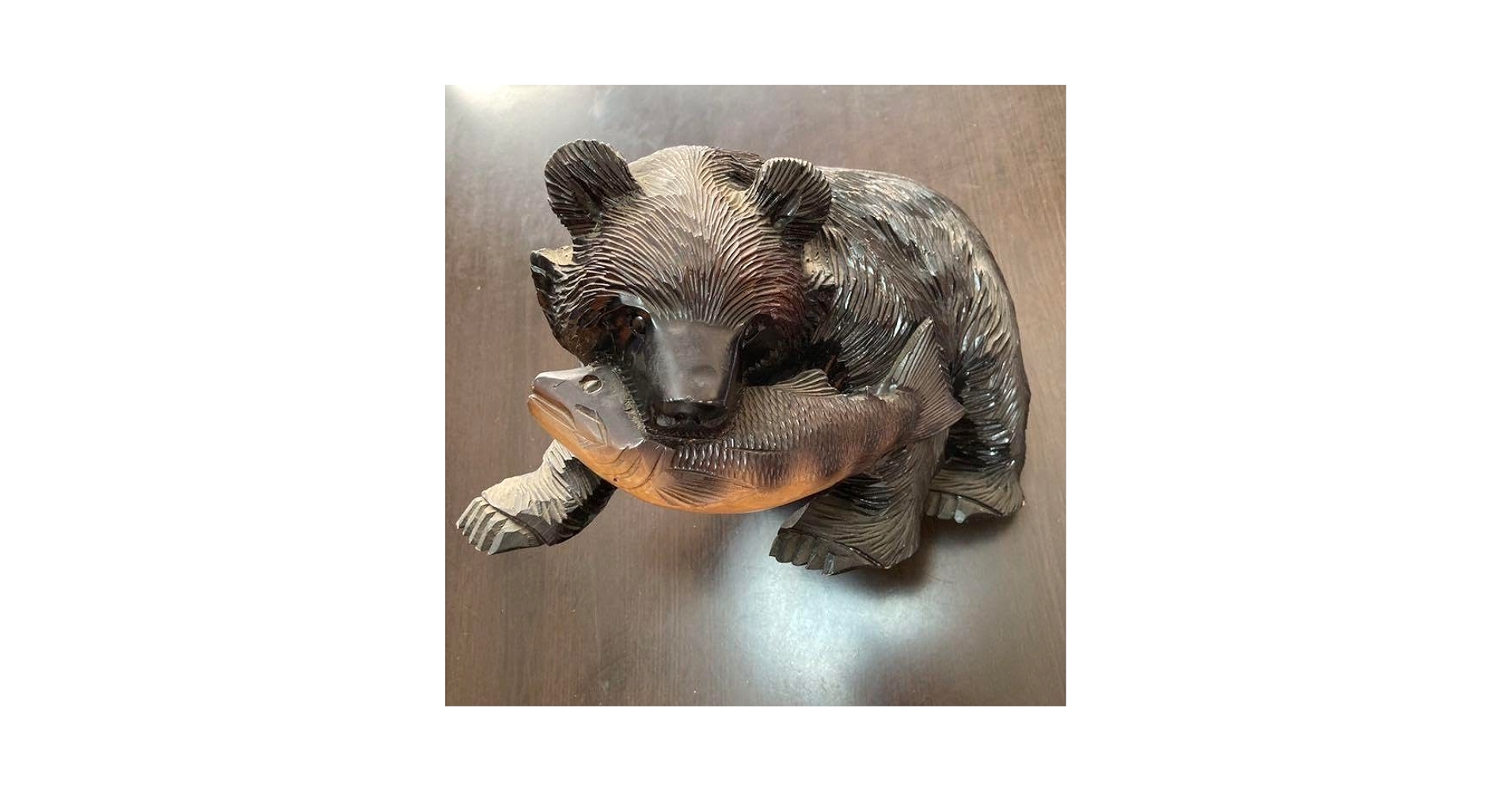 93kf31　時代 木彫 クマ 目象嵌 置物 71e508IrFzL._UF350,350_QL50_.jpg